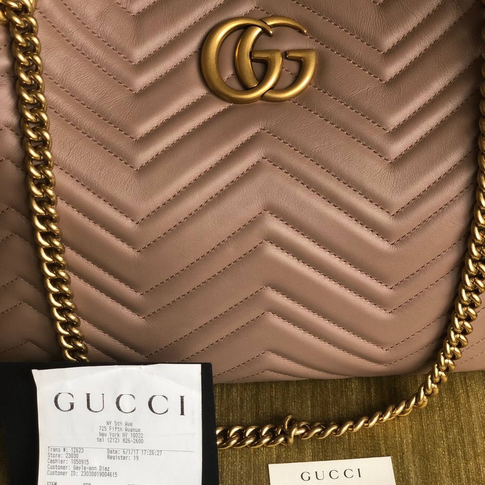 ❌SOLD❌Gucci GG matelasse marmont shoulder bag - Picture 2 of 8